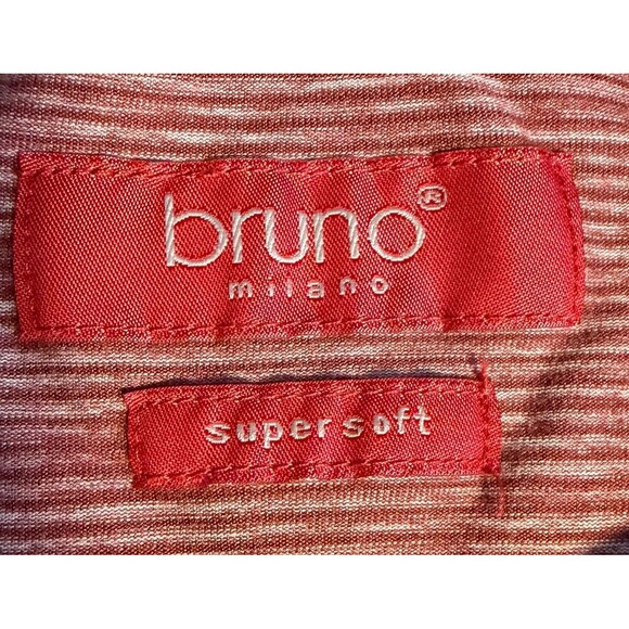 Bruno Milano Super Soft Pullover Henley Shirt Long Sleeve Merlot Men’s L - Picture 3 of 9